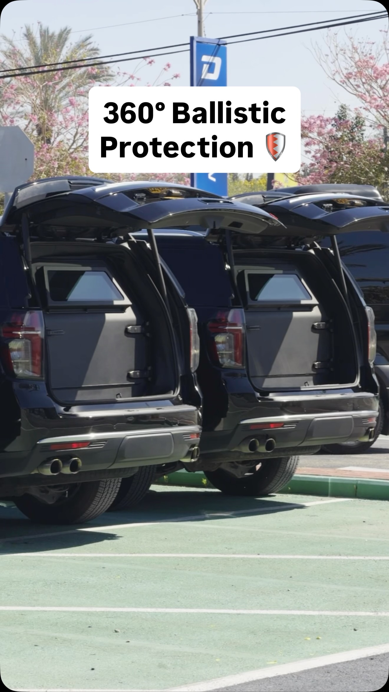 360° Ballistic Protection 🛡️🔒
Israel’s Largest Fleet of Luxury Armored Vehicles.
Exclusively at 911VIP.

#bulletproof #cadillac #escalade #chevrolet #luxury
